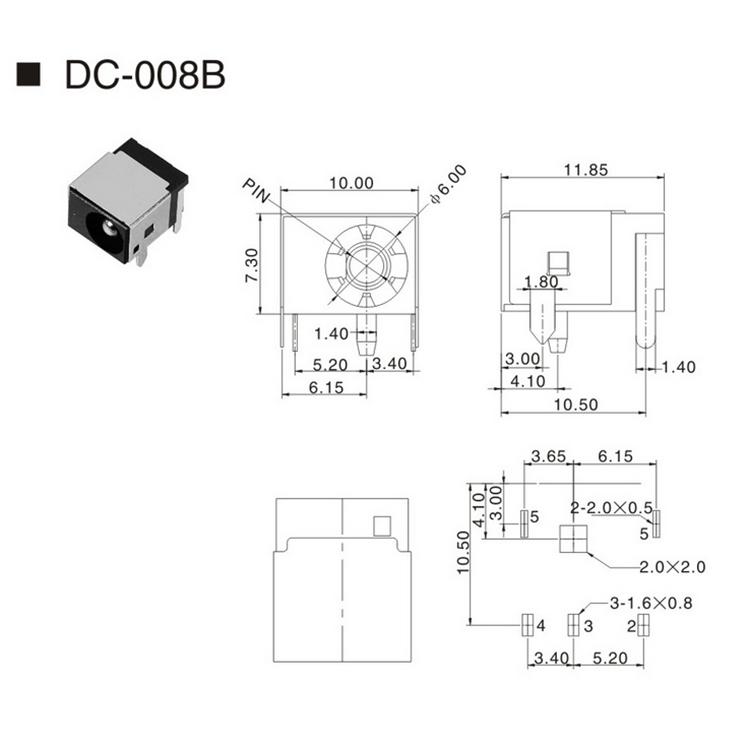 DC插座大電流