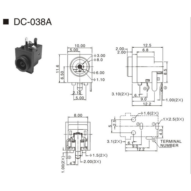 DC插座筆記本